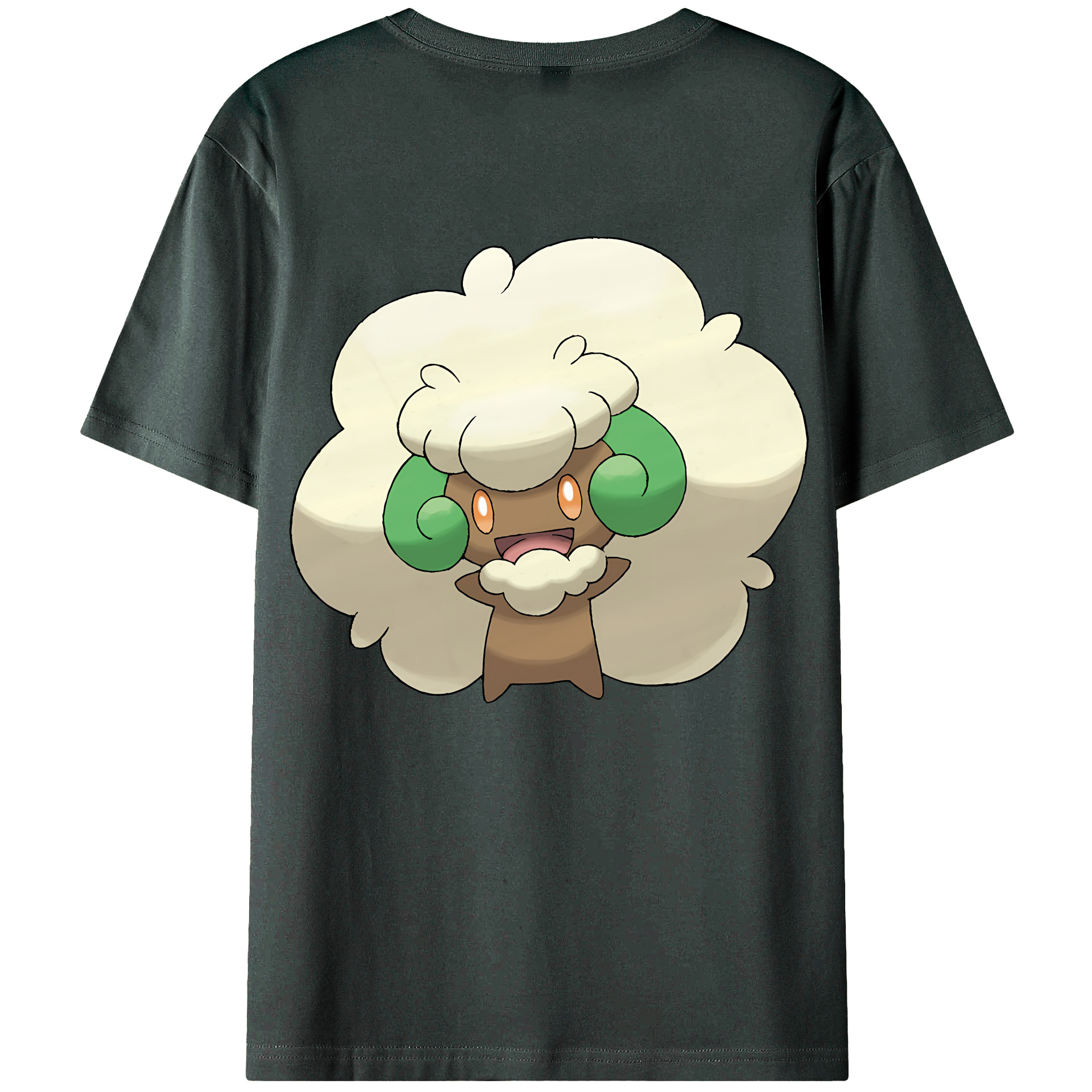 （画像用） ポケットモンスター Pokémon 綿100％ メンズ半袖Tシャツ（バックプリント） 通気性